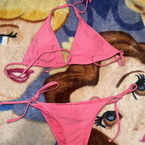 Fashion Nova Pink Bikini New W O Tags Bikini Depop