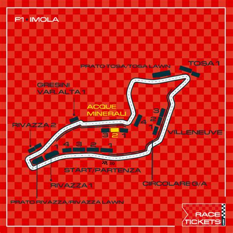 Grandstand Acque Minerali 2 (ex E) - F1 Imola - 19/20/21 May | Race Tickets