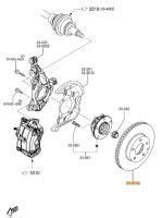 Купить тормозные диски передние для Мазда 3, оригинал диск тормозной ...