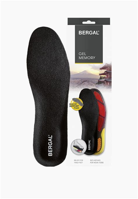 Стельки Bergal Gel Memory, цвет: черный, XD001XU00E9X — купить в ...