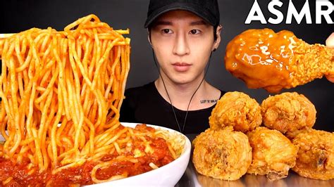 ASMR JOLLIBEE CHICKENJOY SPAGHETTI MUKBANG No Talking EATING SOUNDS