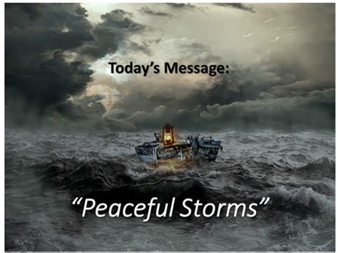 Peaceful Storms Logos Sermons