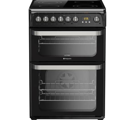 Buy Hotpoint Hue61k S Electric Ceramic Cooker Black Free Delivery Currys