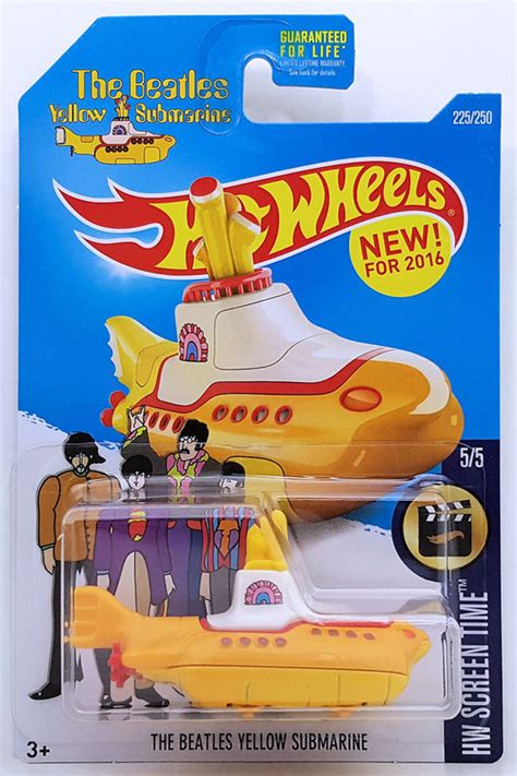 Hot Wheels The Beatles Yellow Submarine Screen Time Dhp