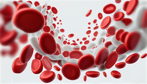 Плазматические клетки крови под микроскопом | Премиум Фото