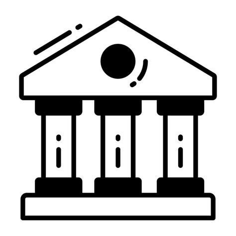 An Icon Of Courthouse With Premium Quality Editable Icon 23002675