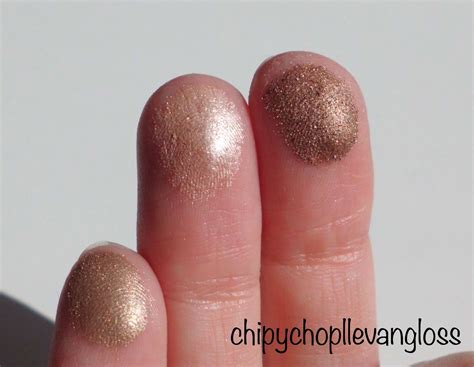 Chipy Chop Llevan Gloss NAKED y comparación con sombras similares