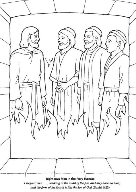 Shadrach Meshach And Abednego Coloring Sheet