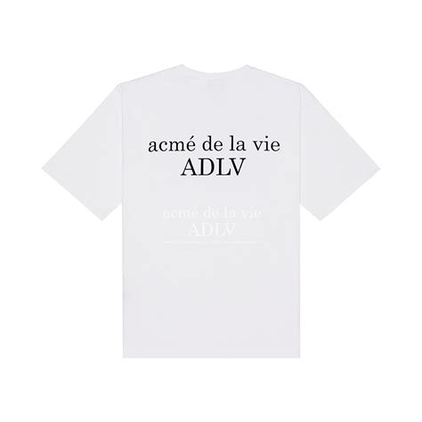 ADLV Acme De La Vie Basic White Short Sleeve T Shirt Offday Apparel