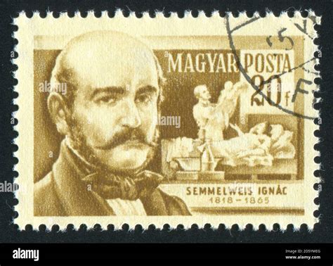 Hungary Circa Stamp Printed By Hungary Shows Ignaz Semmelweis