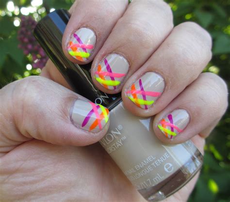 Neon And Nude Watch The Tutorial On My YouTube Channel Nails Inspiration Makeup Nails Nail