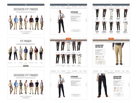 Dockers Fit Guide Behance