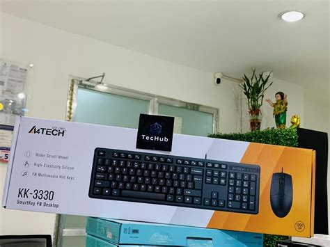 A4Tech KK-3330 Keyboard and Mouse Combo Black USB, Computers & Tech ...