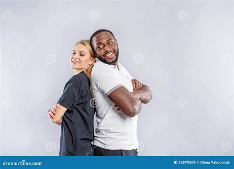 African Man And Caucasian Woman Dating Stock Image Image Of Ethnicity