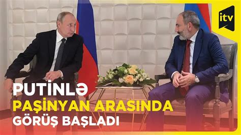 Kremldə Rusiya lideri ilə Ermənistanın Baş naziri arasında görüşdən ilk