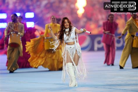 Camila Cabello Sexy Seen Flaunting Her Hot Curves During Her Performance At The Champions League