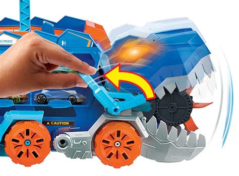 Pista De Juguete Hot Wheels Super Remolque T Rex