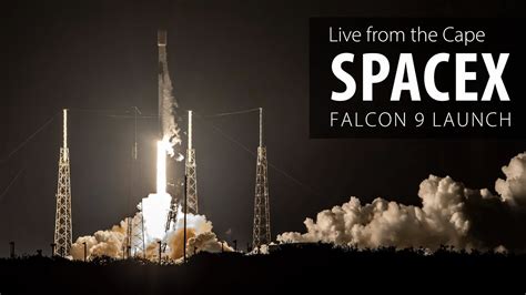 Watch Live As A Spacex Falcon Rocket Launches Starlink Satellites