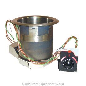 APW Wyott SM D Hot Food Well Unit Drop In Electric Round Qt Drop In Hot Food Wells