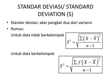 Menghitung Standar Deviasi Simpangan Baku Di Excel Fungsi Excel 43848
