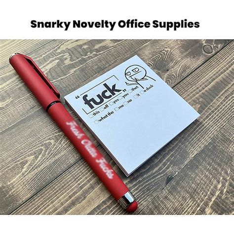 Funny Sticky Note Funny Spoof Post It Notes And Pens Fuck Off Sticky Notes For Study Office
