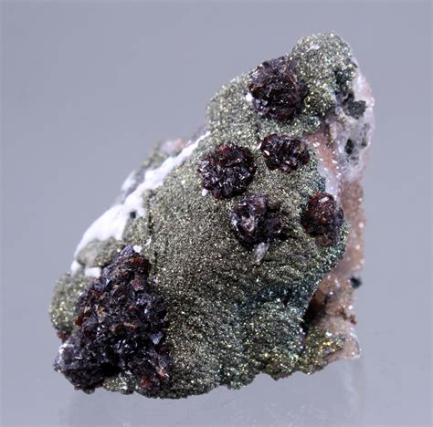 Sphalerite On Chalcopyrite And Quartz Geokrazy Minerals