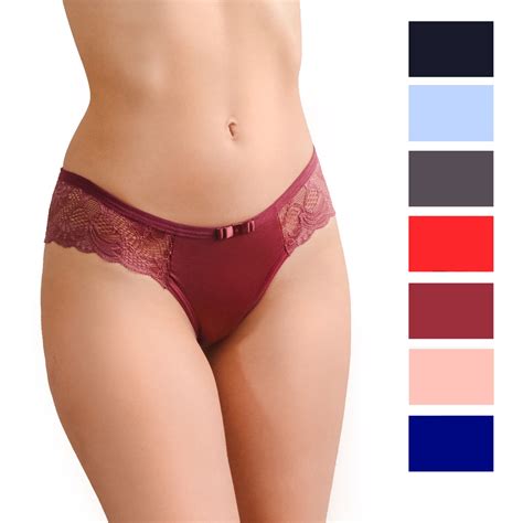 Kit Calcinhas Sexy Renda Lateral E Pingente Fio Duplo Tanga Lingerie Feminina