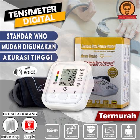 Jual Tensimeter Digital Alat Ukur Tekanan Darah Lengan Atas Dengan