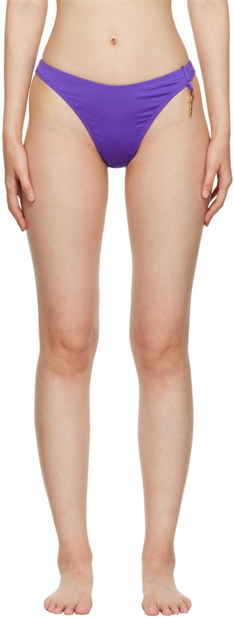 Jacquemus Le Bas De Maillot Signature Bikini Briefs In Blue ModeSens