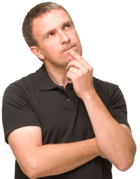 Thinking Man PNG Transparent Images | PNG All