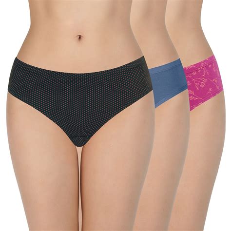Buy Amante Printed Low Rise Bikini Panties Pack Of Online