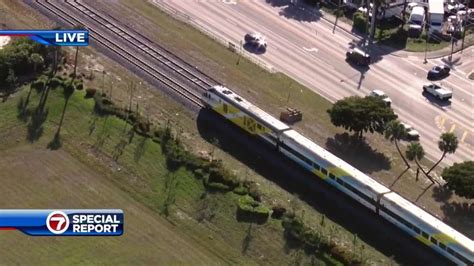 Driver Hospitalized After Collision With Brightline Train In Deerfield