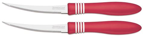 Buy Tramontina Stainless Steel Tomato Knife Pieces Red Online At