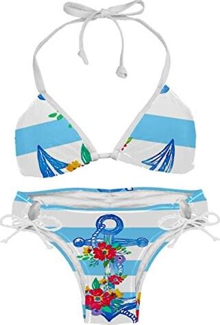 Erdg Bikini Set Costumi Da Bagno Da Donna Costumi Da Bagno Sexy Halter Stringa Triangolo Bikini