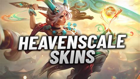 League of Legends: All Heavenscale skins, prices and splash art