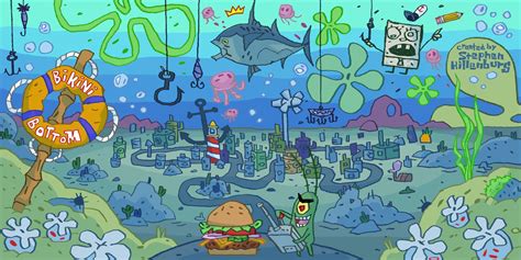 Bikini Bottom Fanart Spongebob