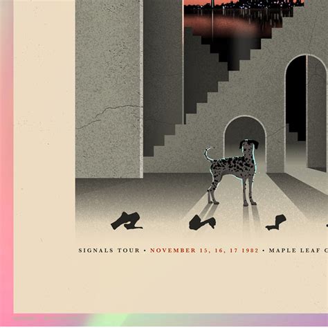 Rush Signals Toronto 40th Anniversary Rainbow Foil Edition