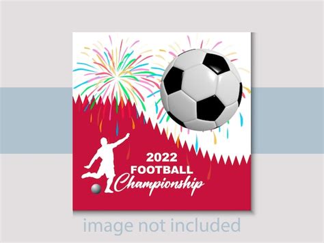 Premium Vector Fifa World Cup 2022 Banner On The Theme Of World