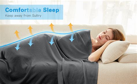 Amazon Amyhomie Cooling Blanket King Size Bamboo Blankets For Hot Sleepers Night