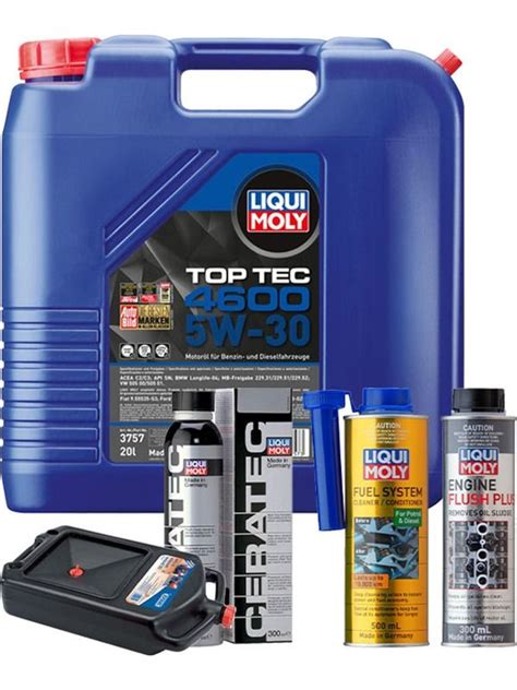 Buy LIQUI MOLY Top Tec 4600 5W 30 20L Platinum Service Kit 8L Drip