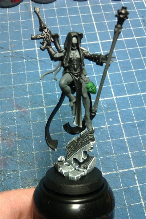 Eldar Greyscale Harlequins Warhammer Shadowseer W I P