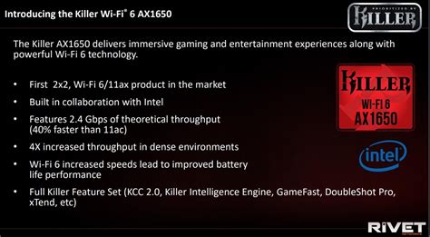 Killer Networks Launches AX1650: Wi-Fi 6, Intel Silicon | Extremetech