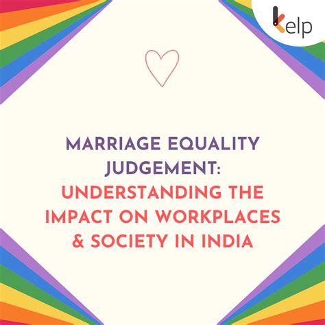 Same Sex Marriage Judgement Understanding The Impact On Workplaces And