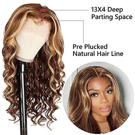 UNICE Honey Blonde 13x4 Lace Front Body Wave Human Hair Wig For Women