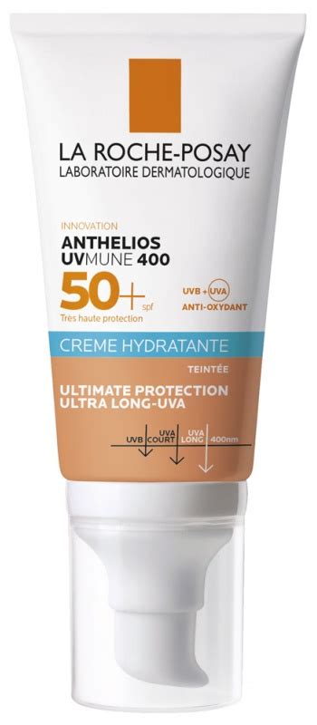 Солнцезащитный крем La Roche Posay Anthelios UVmune 400 Tinted SPF50 ...
