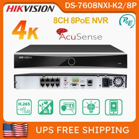 Hikvision Ds Nxi K P Ch Poe K Series Acusense K Sata Motion