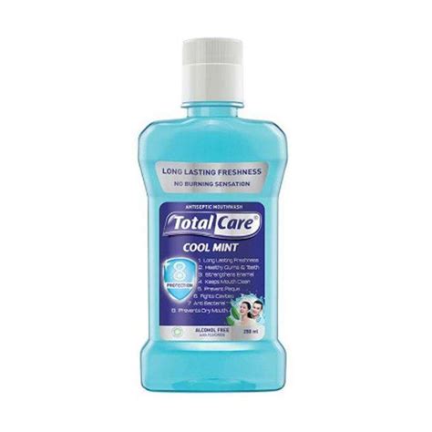 Jual Total Care Cool Mint Anti Bacterial Mouthwash 100 Ml Di Seller