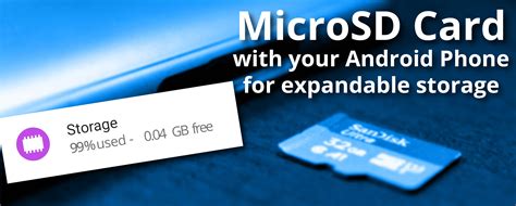 expandable storage    microsd  android phone