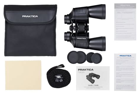 PRAKTICA Falcon 12x50 Binoculars Black