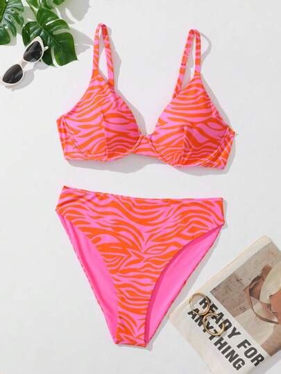Shop Curve Plus Size Bikini Sets Swimwear SHEIN USA